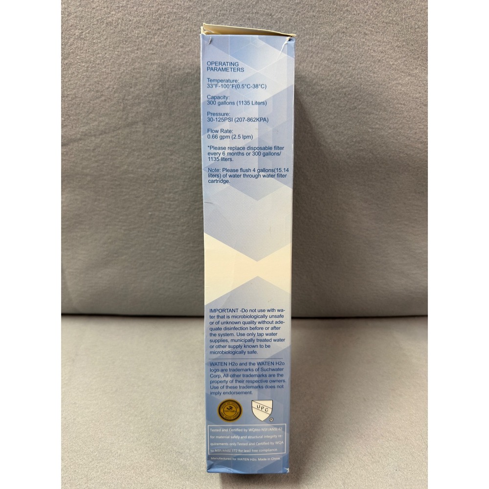 WATEN H2o Water Filter Replaces EveryDrop Filter 3 EDR3RXD1 4396841 4396710 NEW - Picture 2 of 4